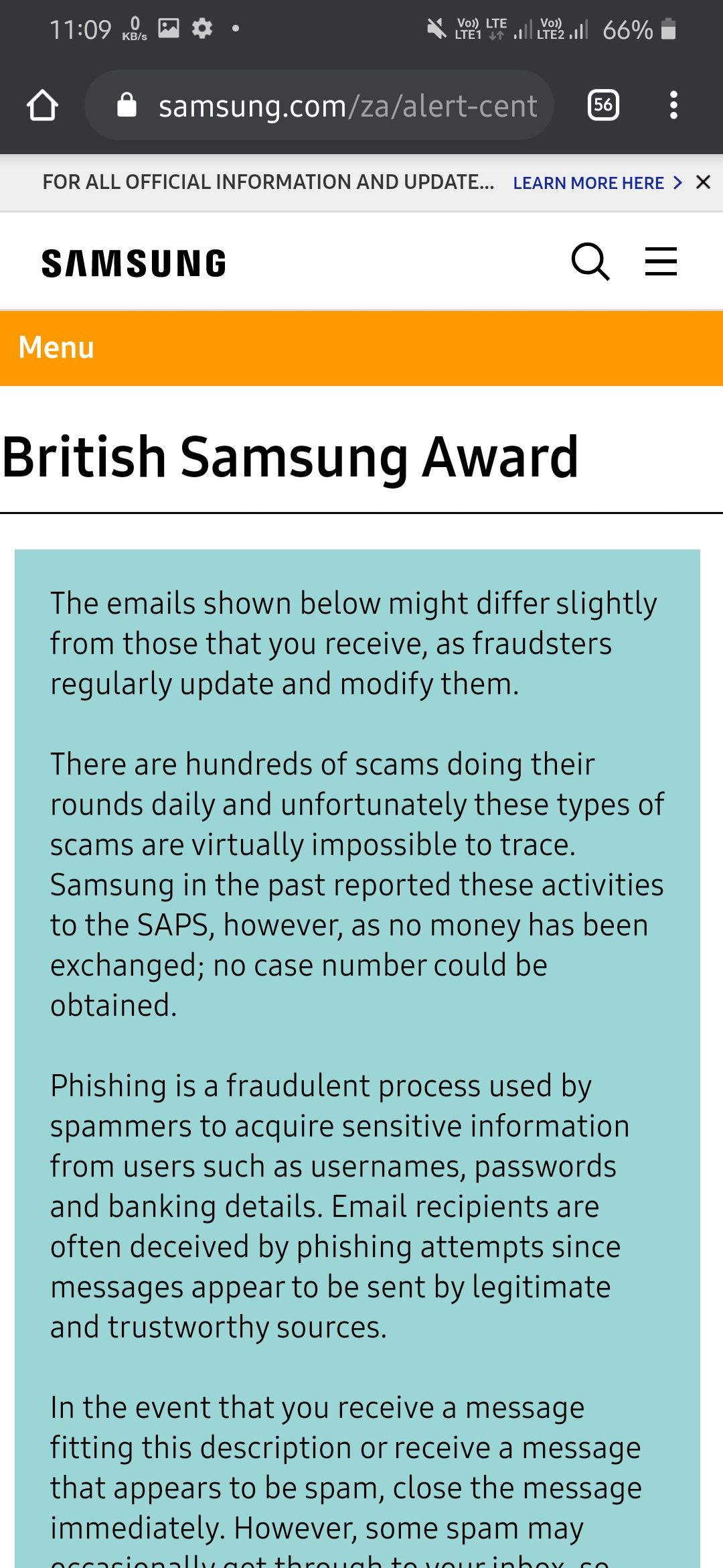 Another False information from Sammobile! - Samsung Members