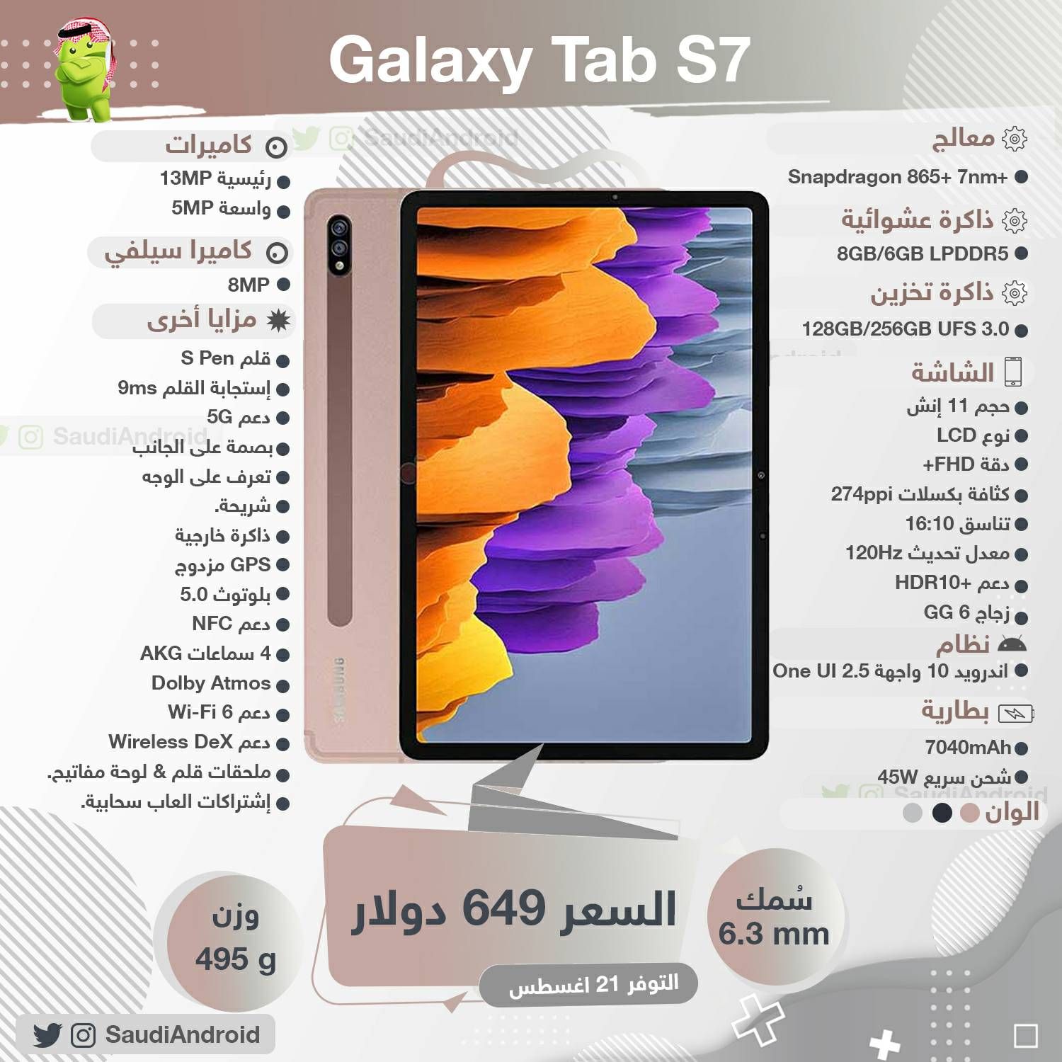 Galaxy Tab S7 و Galaxy Tab S7 Plus - Samsung Members