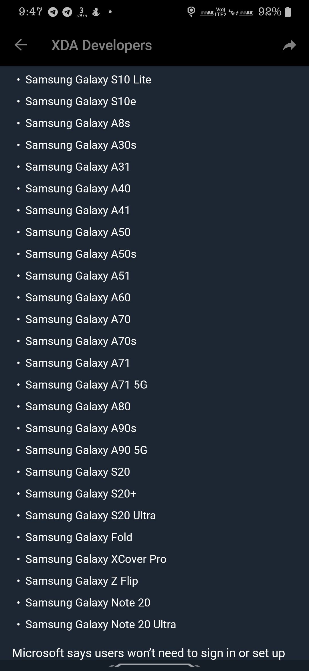 galaxy a80 xda