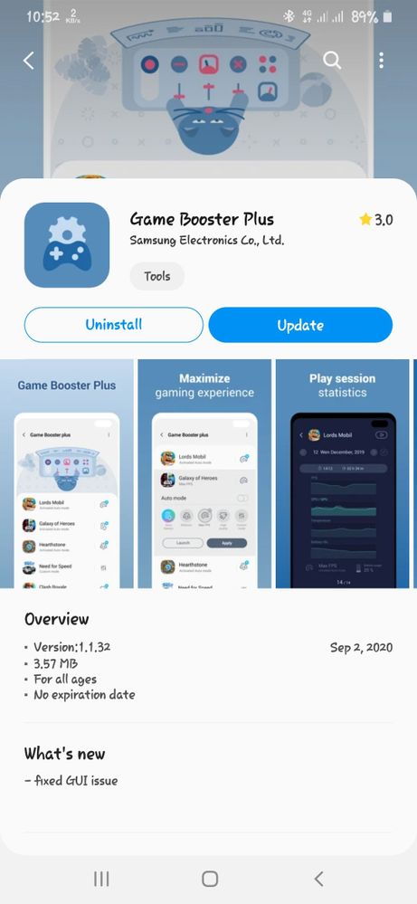 Game Booster Plus Update - Samsung Members
