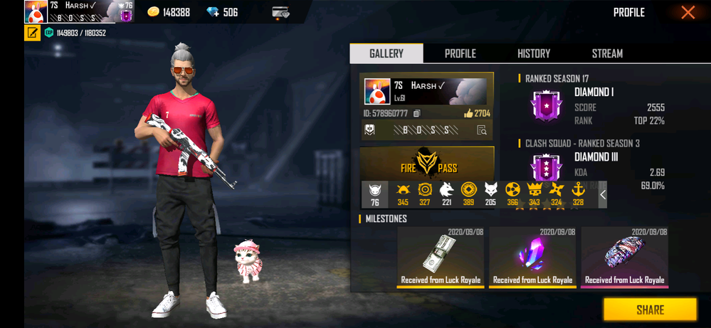 Best Free Fire Gameplay Samsung Members