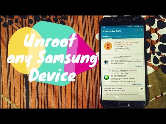 Root and unroot any samsung device - Samsung Members