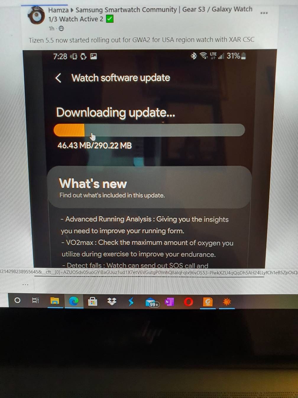 Galaxy Watch Active 2 Tizen 5.5 Update - Samsung Members