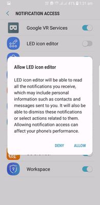 led icon editor how could i allow this - Samsung Members