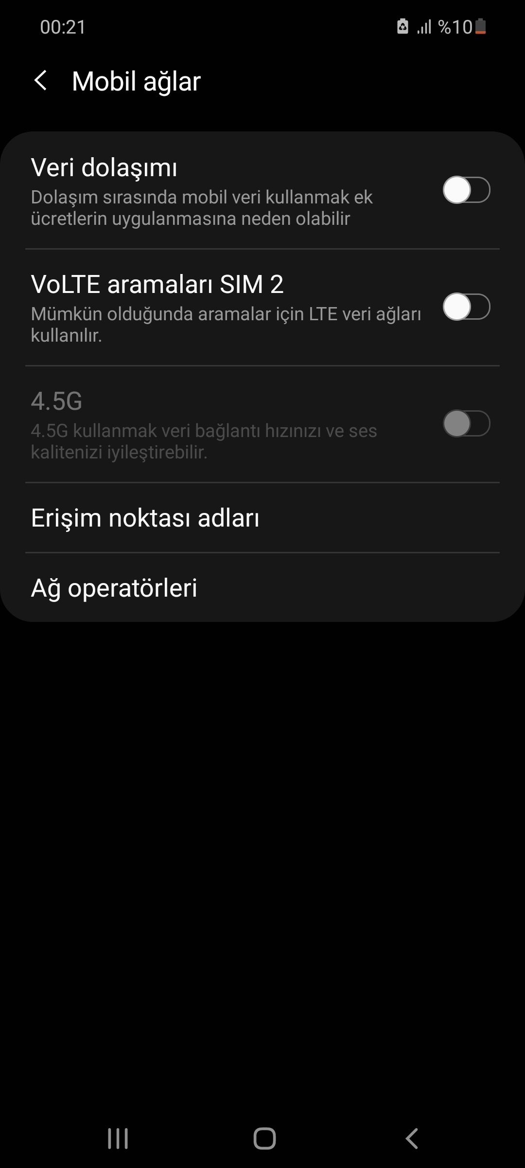 Cozuldu A71 De 3g Lte Wcdma Edge Nerde Bulamadim Samsung Members