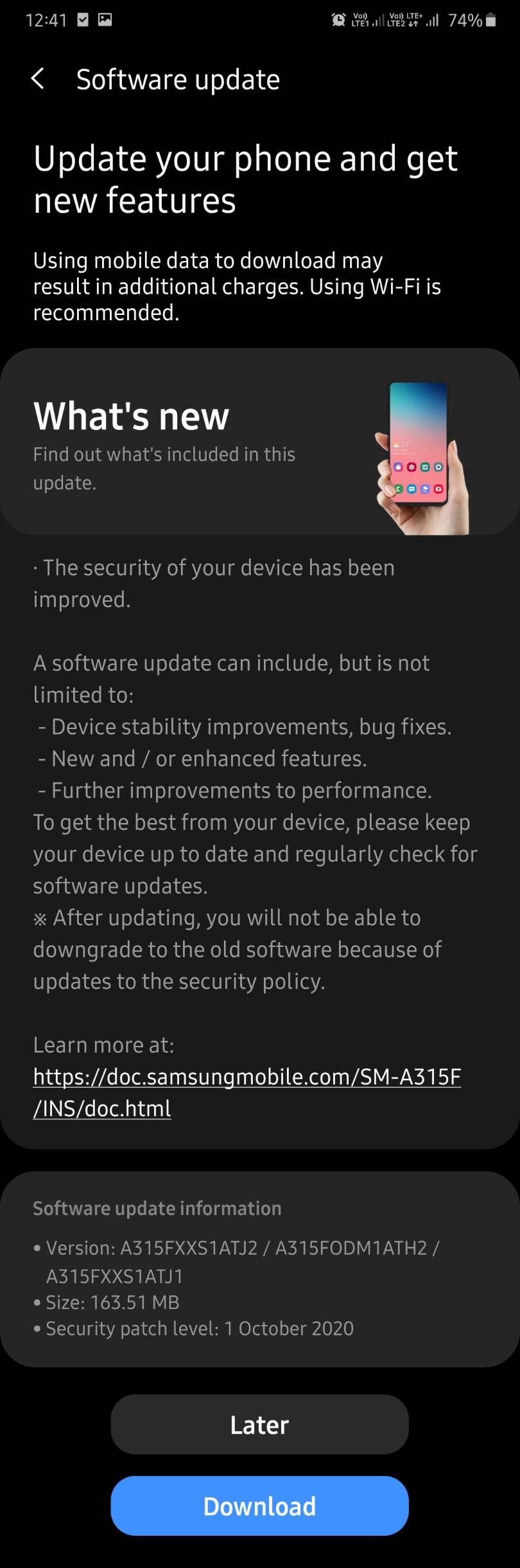 samsung a31 secure folder