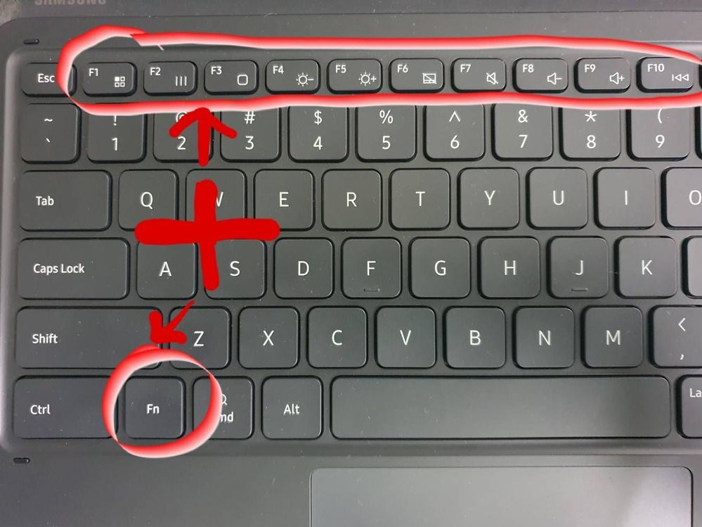 Tab S7 Plus Keyboard case Function keys Issue - Samsung Members