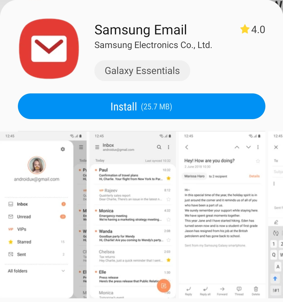 Solved: Samsung Email Or Default Gmail App? - Samsung Members