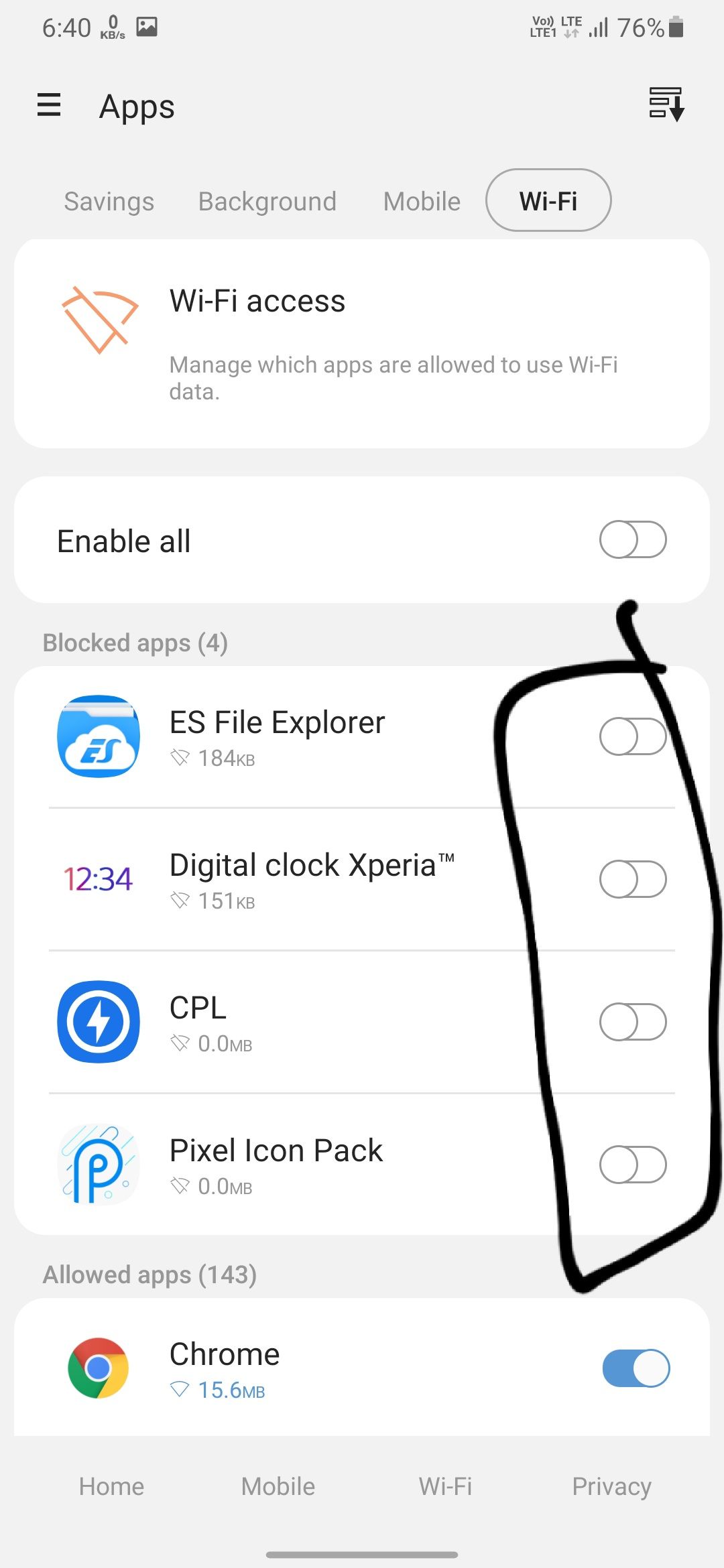 Solved: Restrict Data usage for selected Apps - Samsung Members
