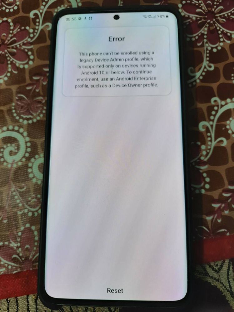 s20 plus android 11 error - Samsung Members