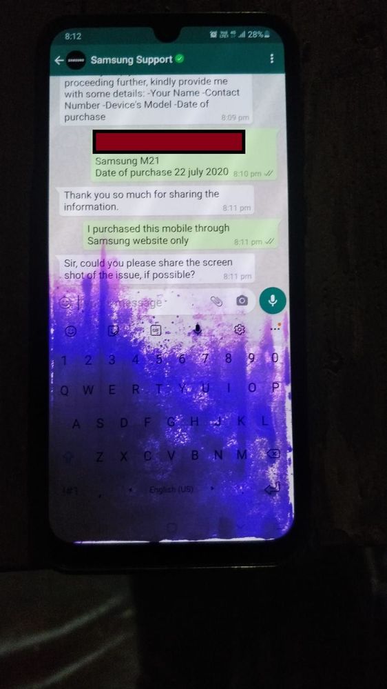 Display Issue With Samsung M21 Samsung Members