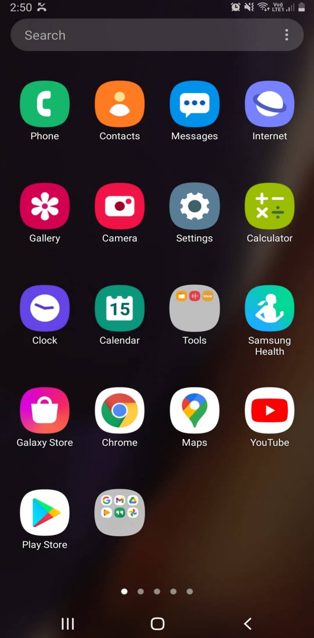 Changing Grid Size - Number of app icons displayed - Samsung Members