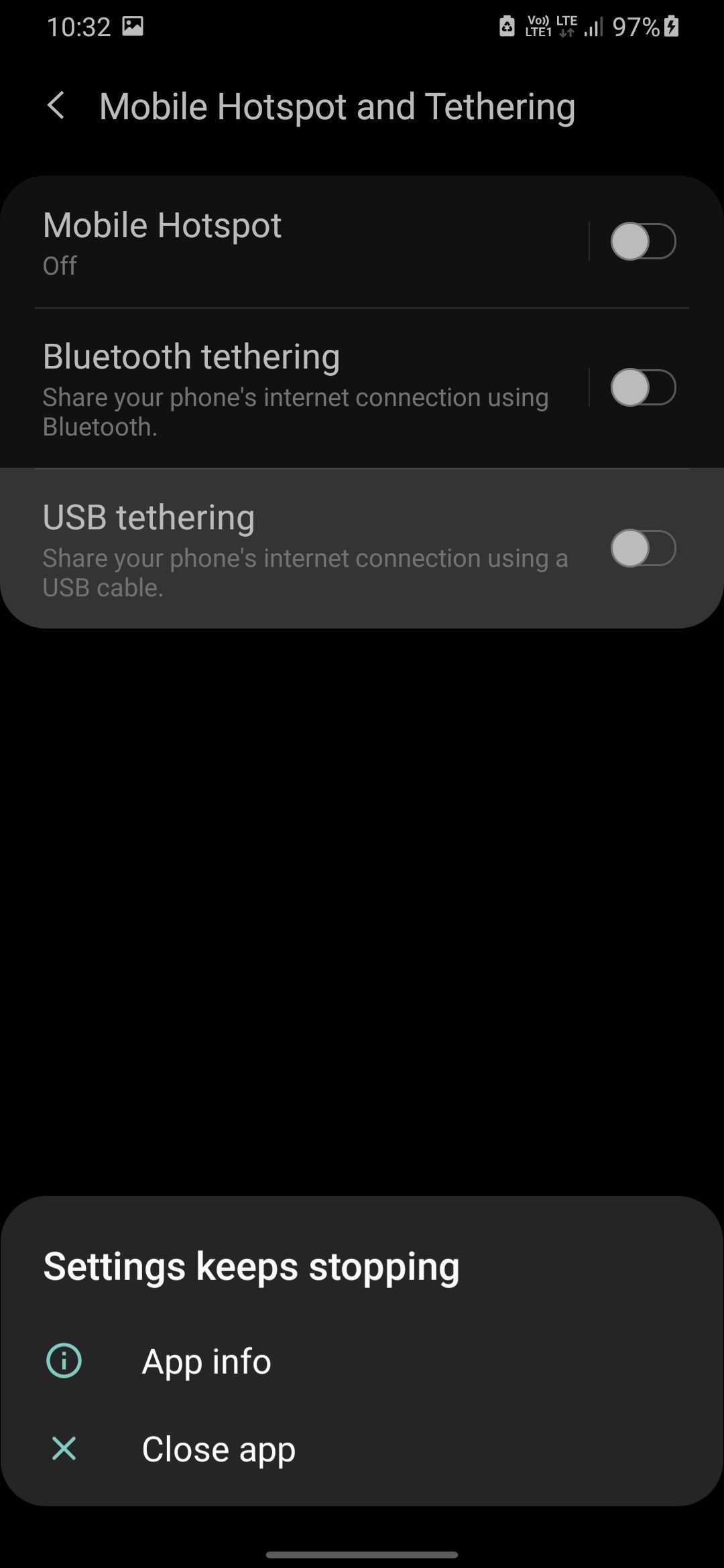 Solved: usb tethering issue - Samsung Members