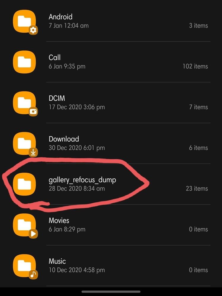 Solved: what is this folder&files - Samsung Members