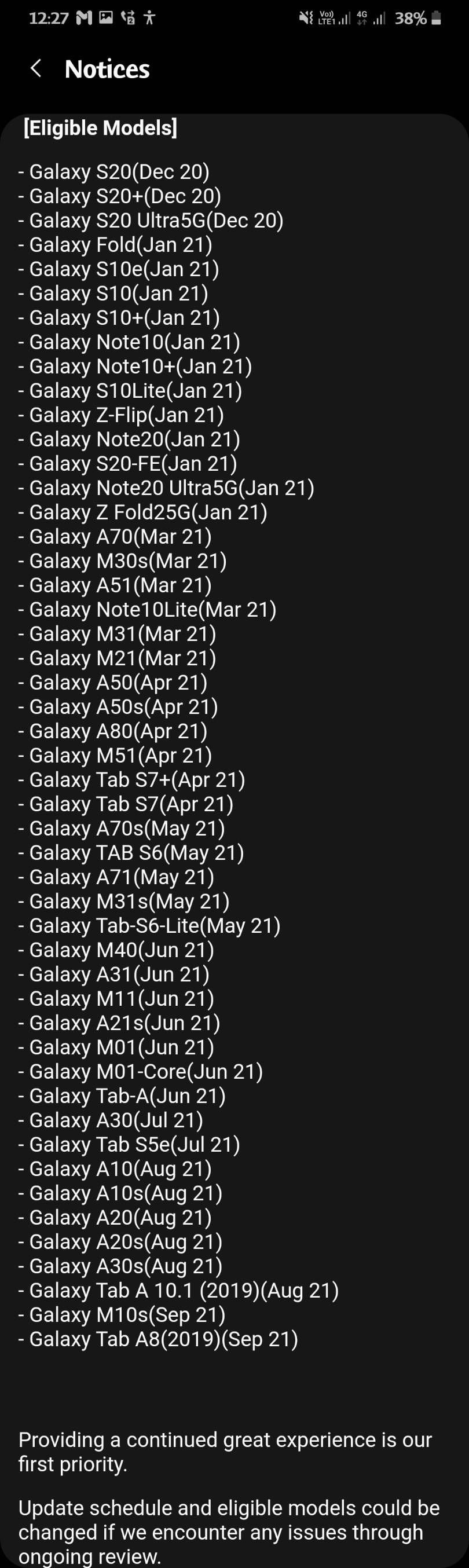 samsung m01 core configuration