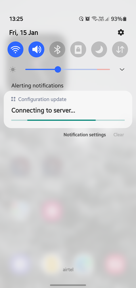 Any idea what this is? Configuration update.. - Samsung Members
