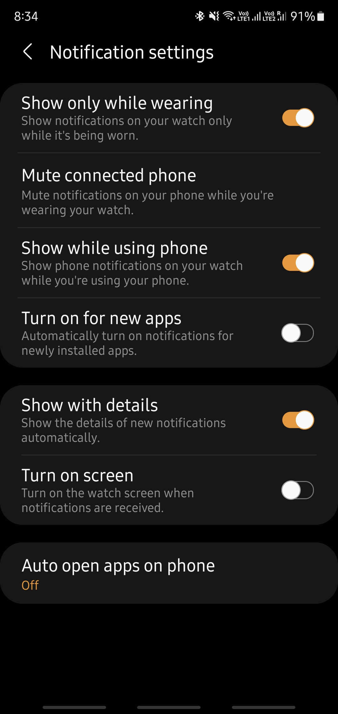 Whatsapp Message on Galaxy Watch Active 2 Samsung Members