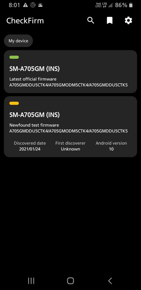 Samsung Galaxy A70 New Firmware Test - Samsung Members