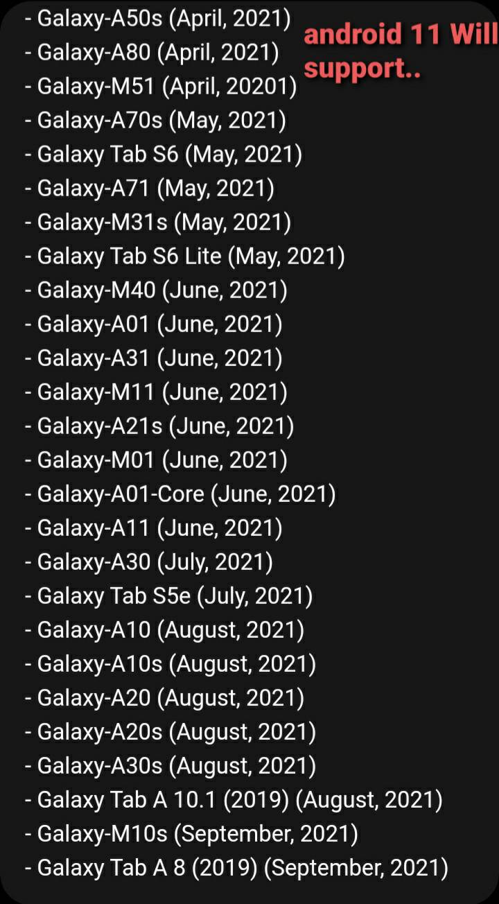 SAMSUNG GALAXY A30S AND A30 Eligible To Android 11 - Samsung Members