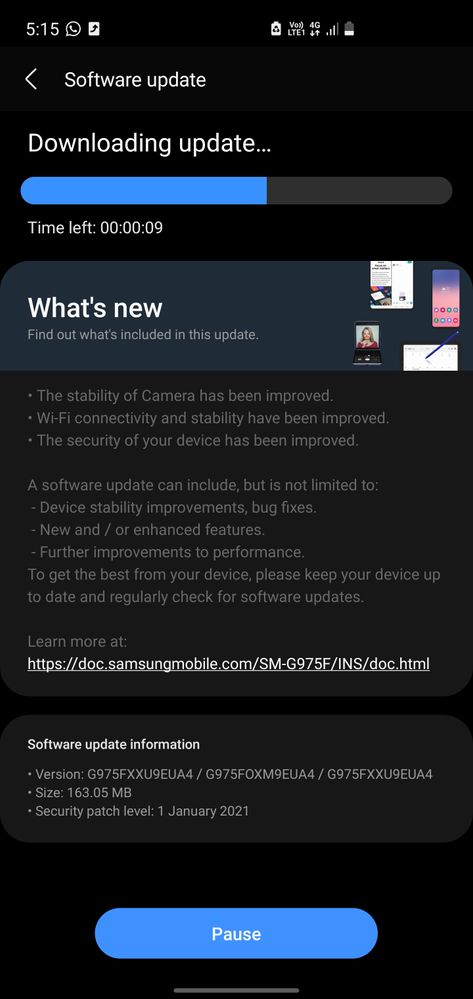 s10 plus android 11 bug fix update just got... Dev... - Samsung Members