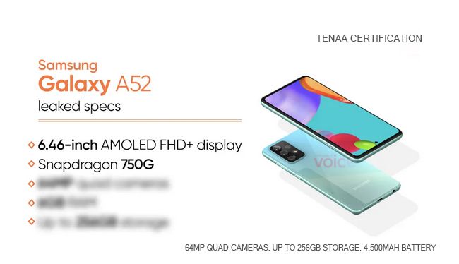 Samsung Galaxy A52 specs appear on TENAA - Samsung Members