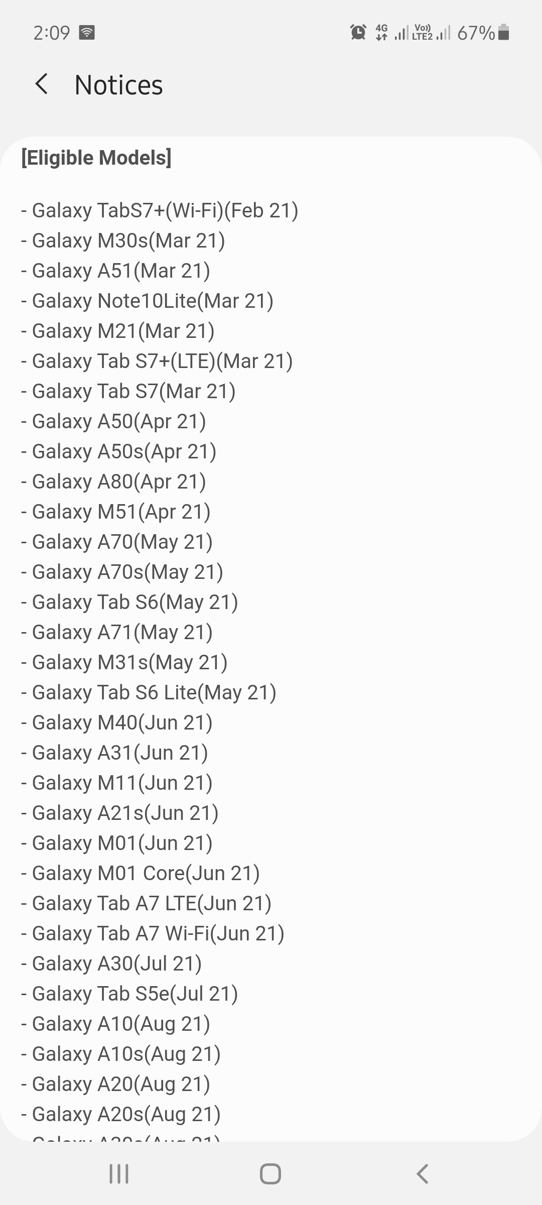 galaxy m51 android 11 update