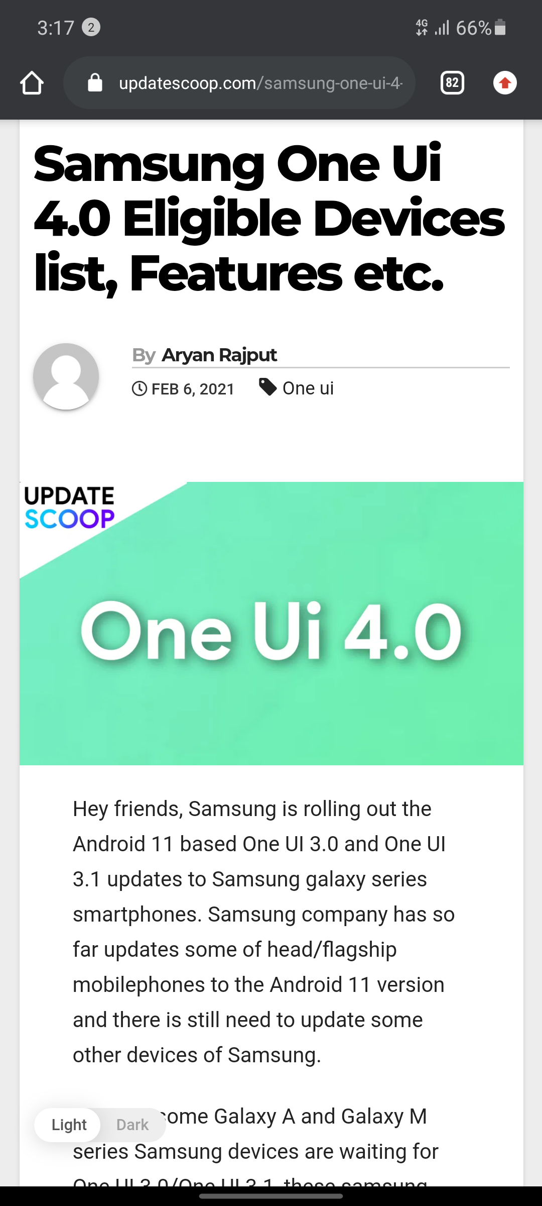 Galaxy devices that will be eligible for the One UI 4.0 (Android