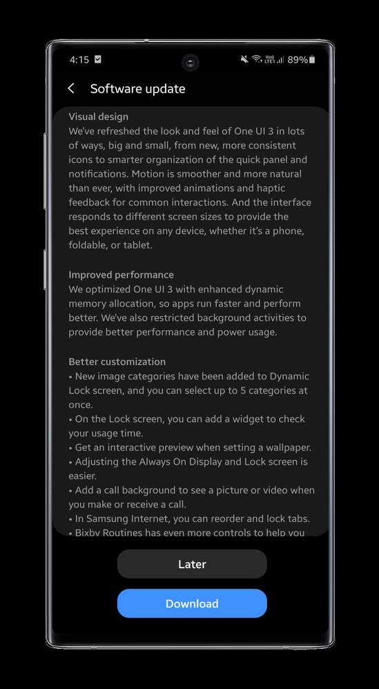 one ui 3 samsung a50