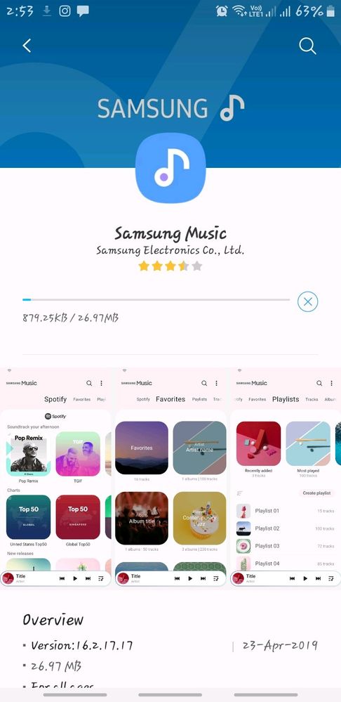 Samsung finally released their new music app😘 - Samsung Members