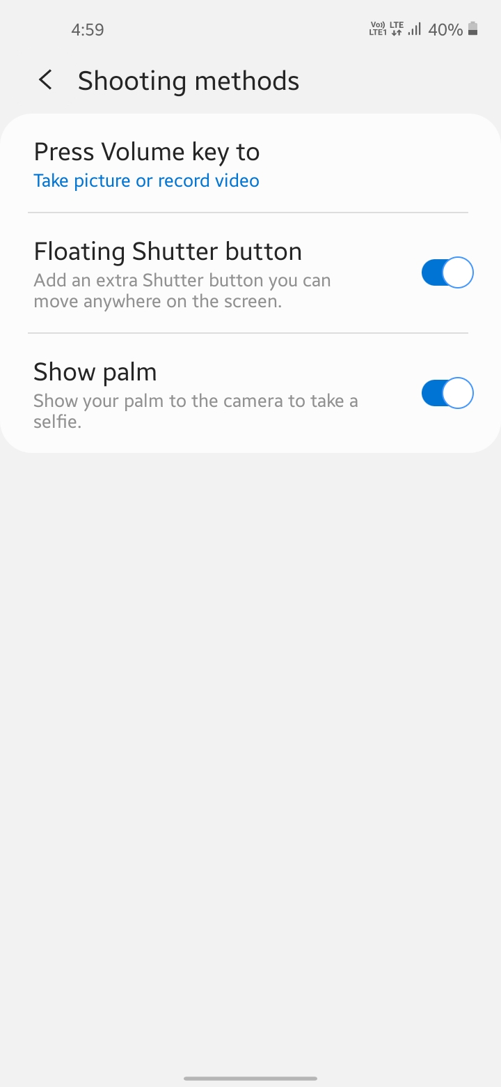 Solved 2 Camera buttons S20 FE Samsung Members