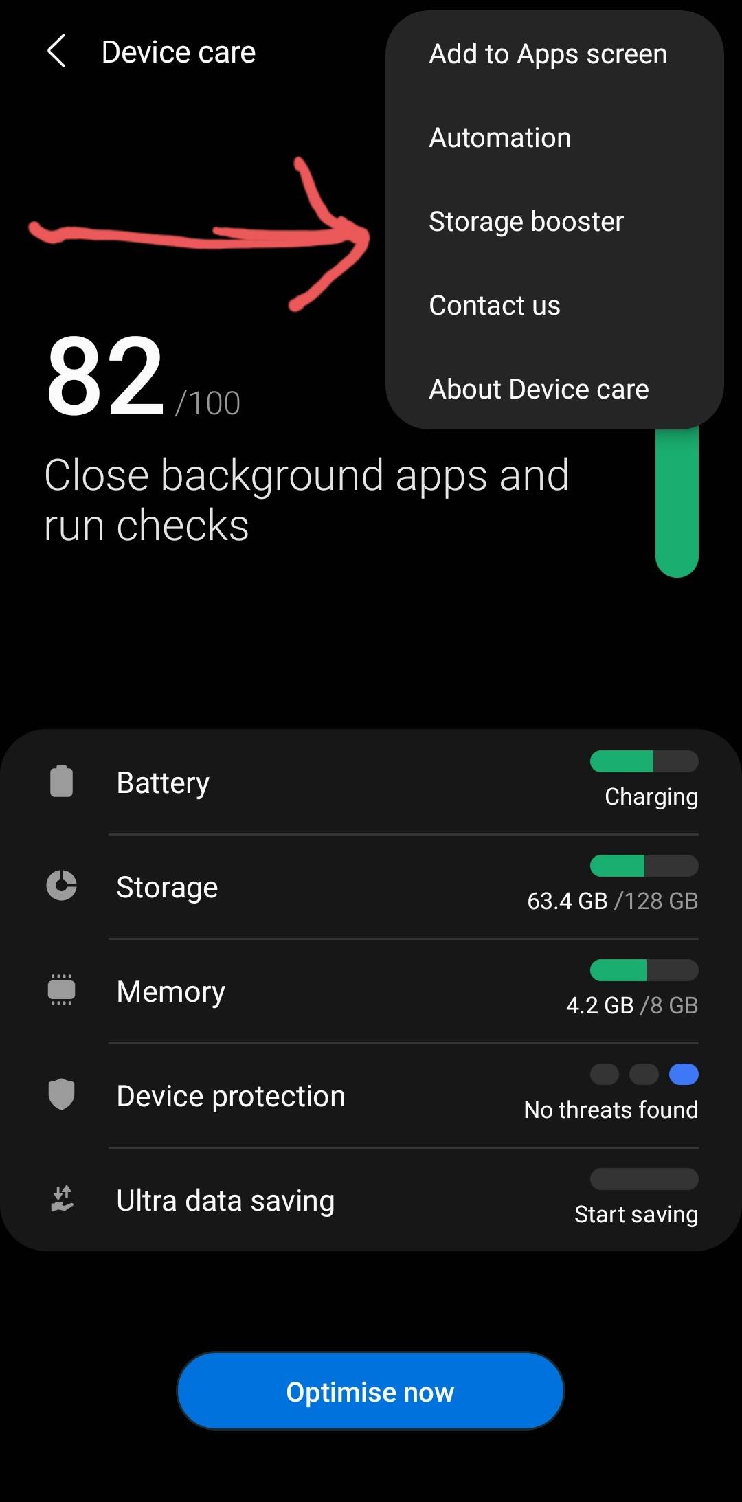 Solved Where can i find storage booster in oneui 3.1 upda... Samsung