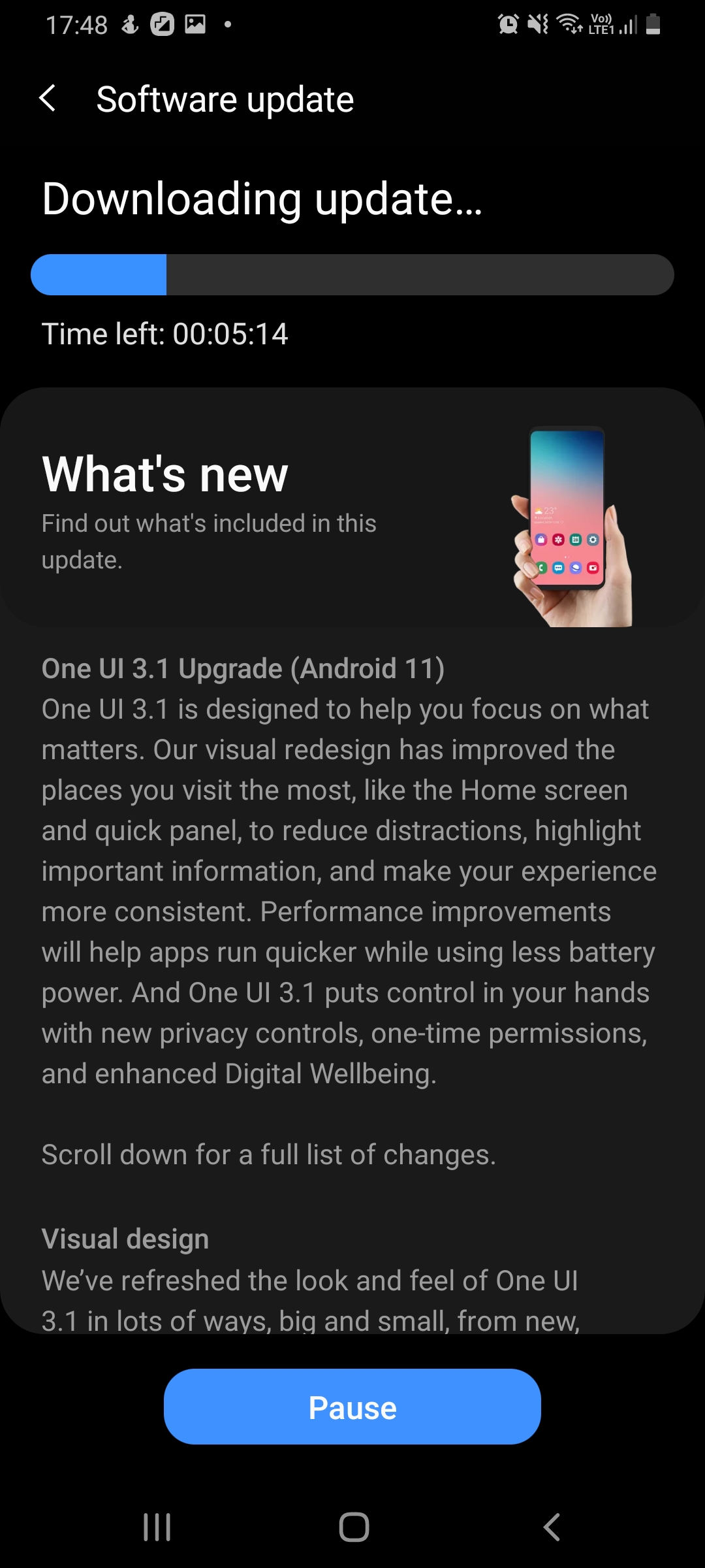 a70 update android 11