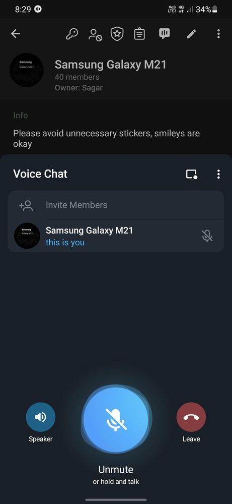 Hello Friends Lets Have A Voice Chat Session For S Samsung Members