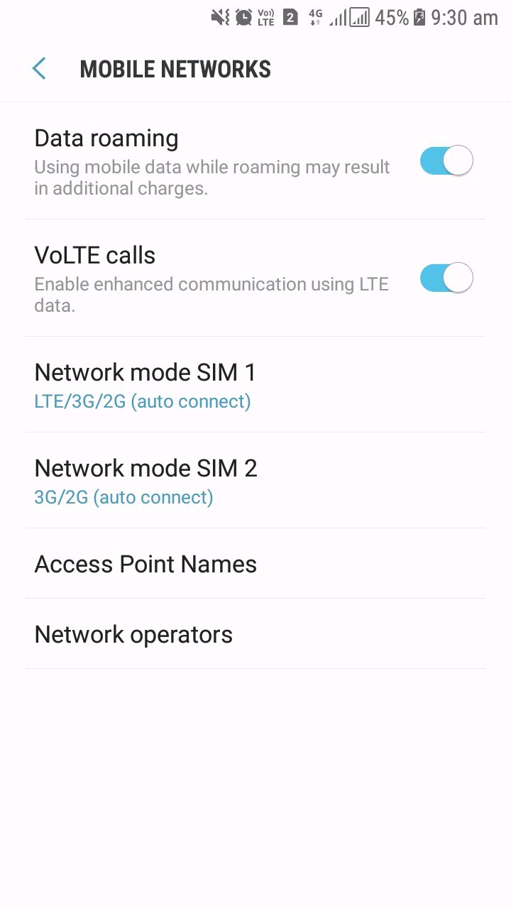 J5 Prime And J7 Nxt Volte Problem Samsung Members
