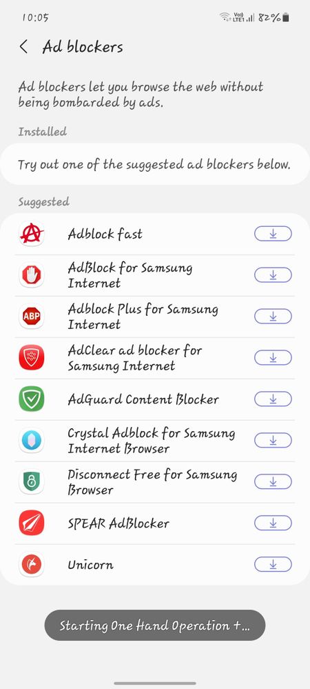 Solved: Samsung internet ad blocker - Samsung Members