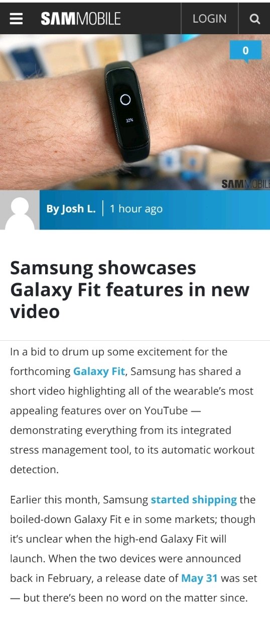 galaxy fit e youtube