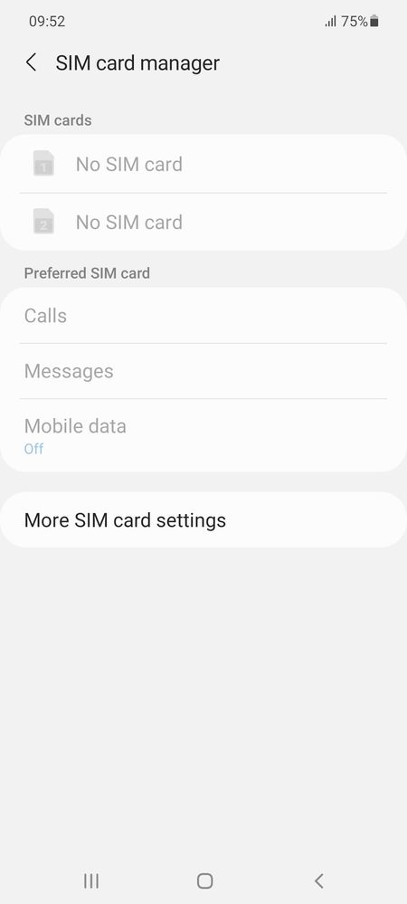 SIM card not detected in my M51