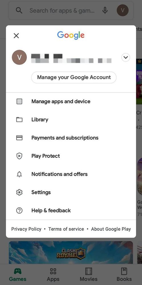 Nova versão da loja Google Play Store - Samsung Members