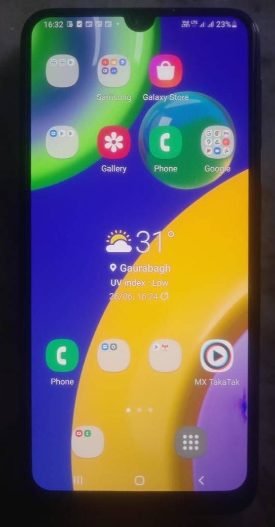 samsung m21 display type