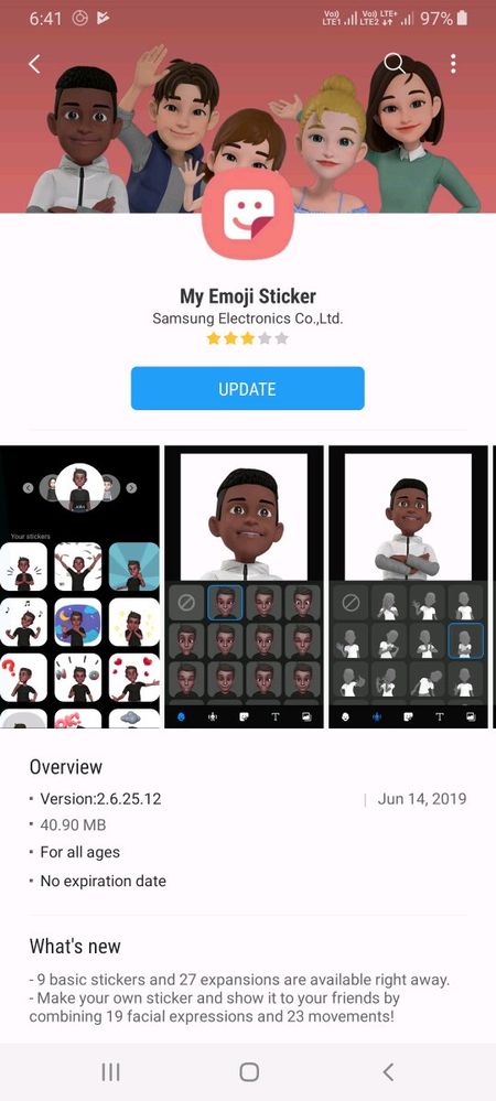 Update for My Emoji Sticker - Samsung Members