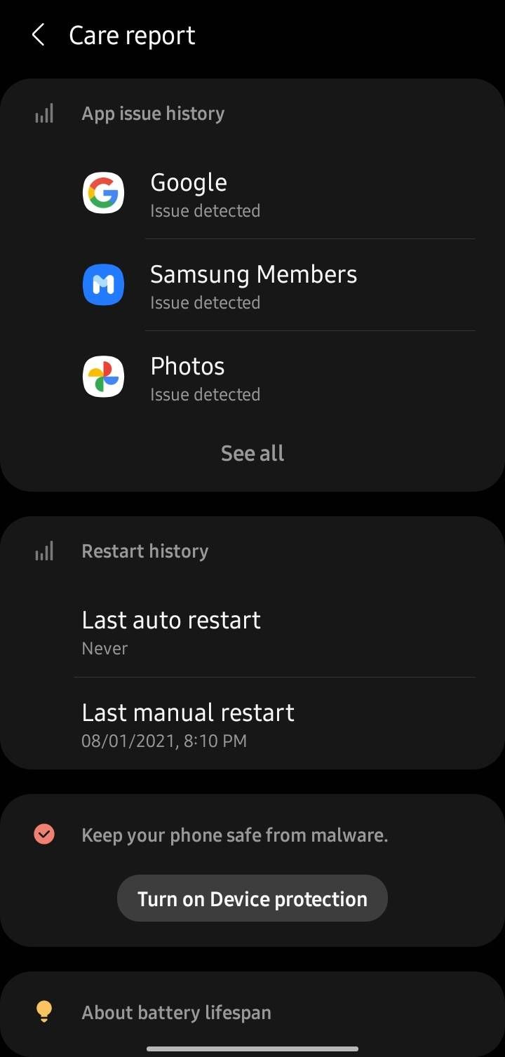 All New Device Care Update With UI Improvements. Page 2 Samsung Members