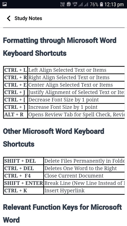 Keyboard shortcuts - Samsung Members