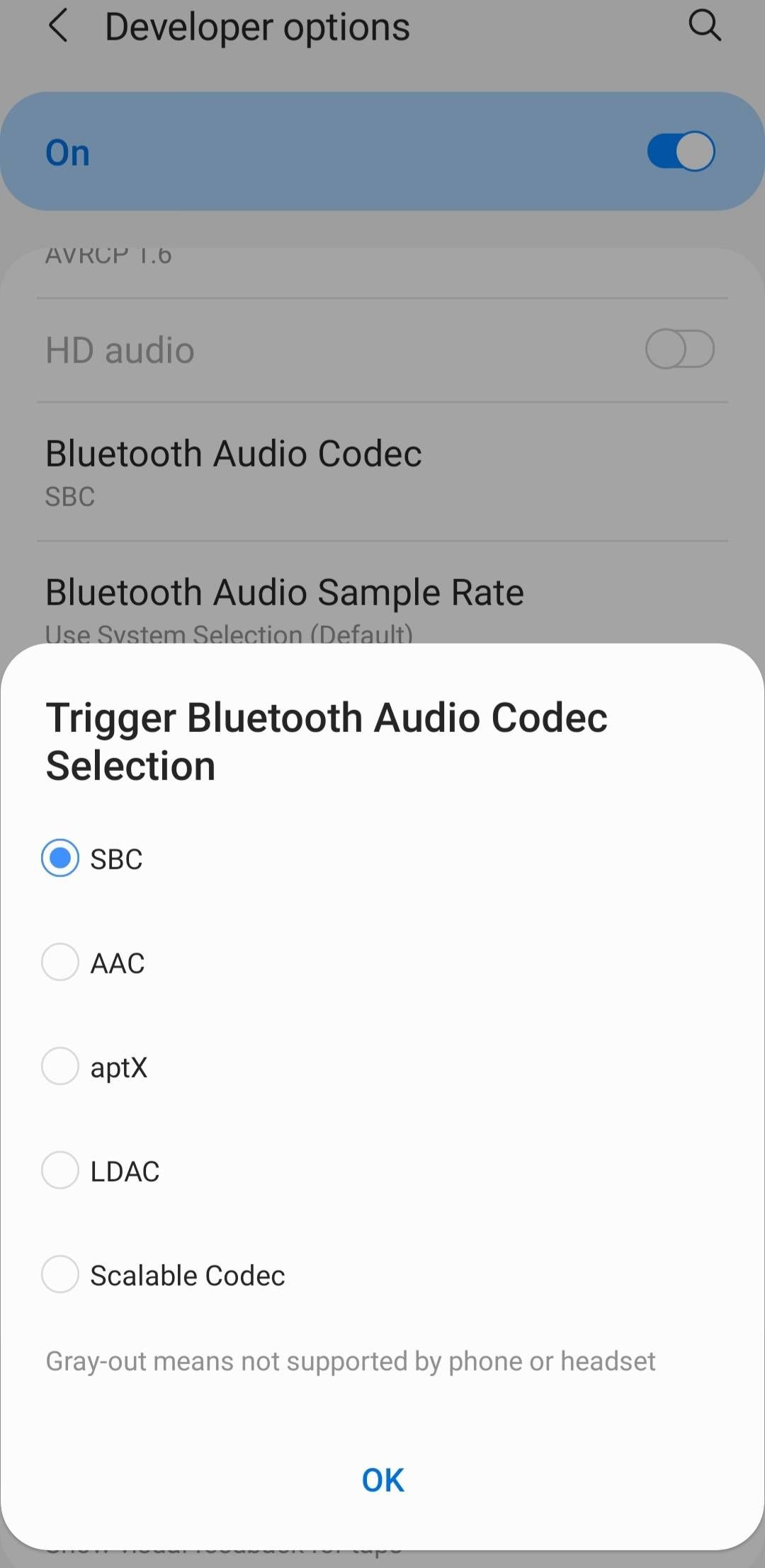 Bluetooth Audio codec issue - Samsung Members