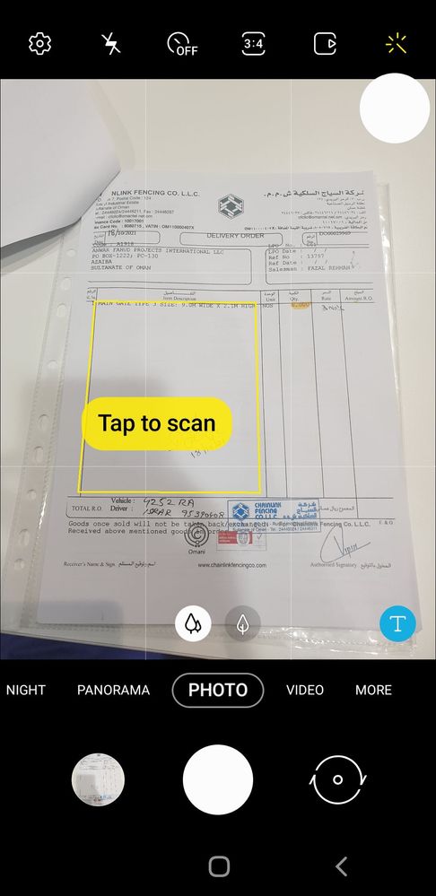 Document scanner - Samsung Members