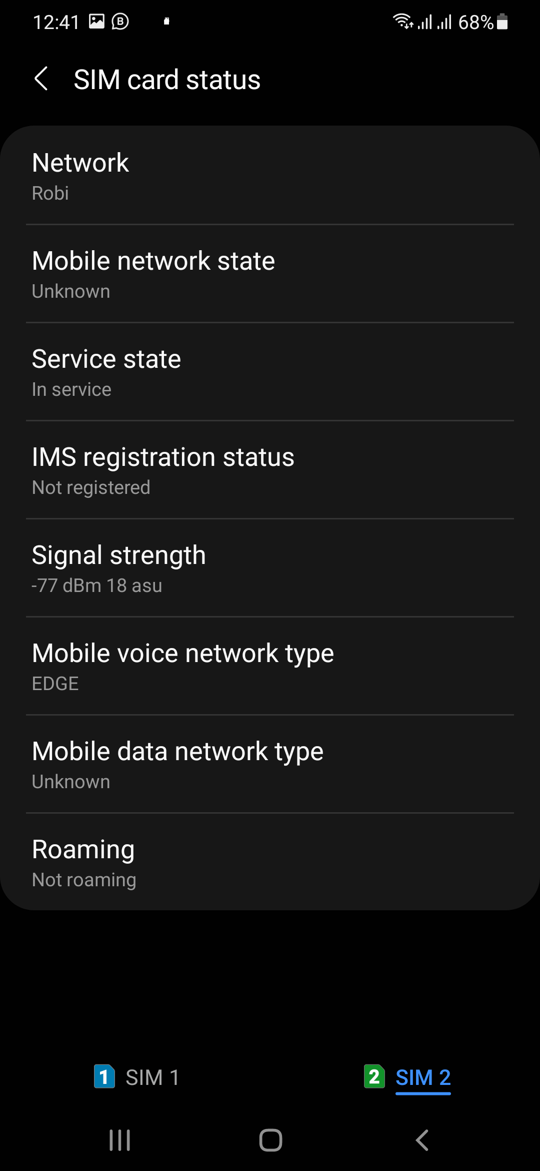 MOBILE HAS NO SIM. BUT DISPLAYING NETWORKS Samsung Members