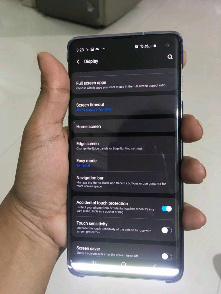 samsung s10 lite display