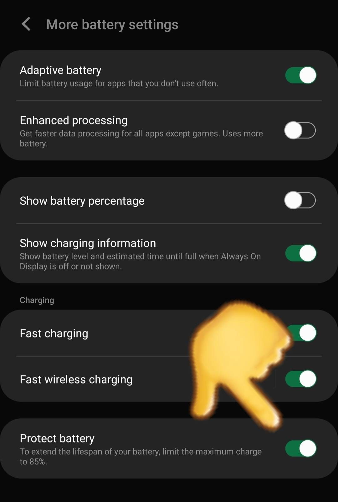 Battery charge limits Oneui 4.0 Android 12 - Samsung Members