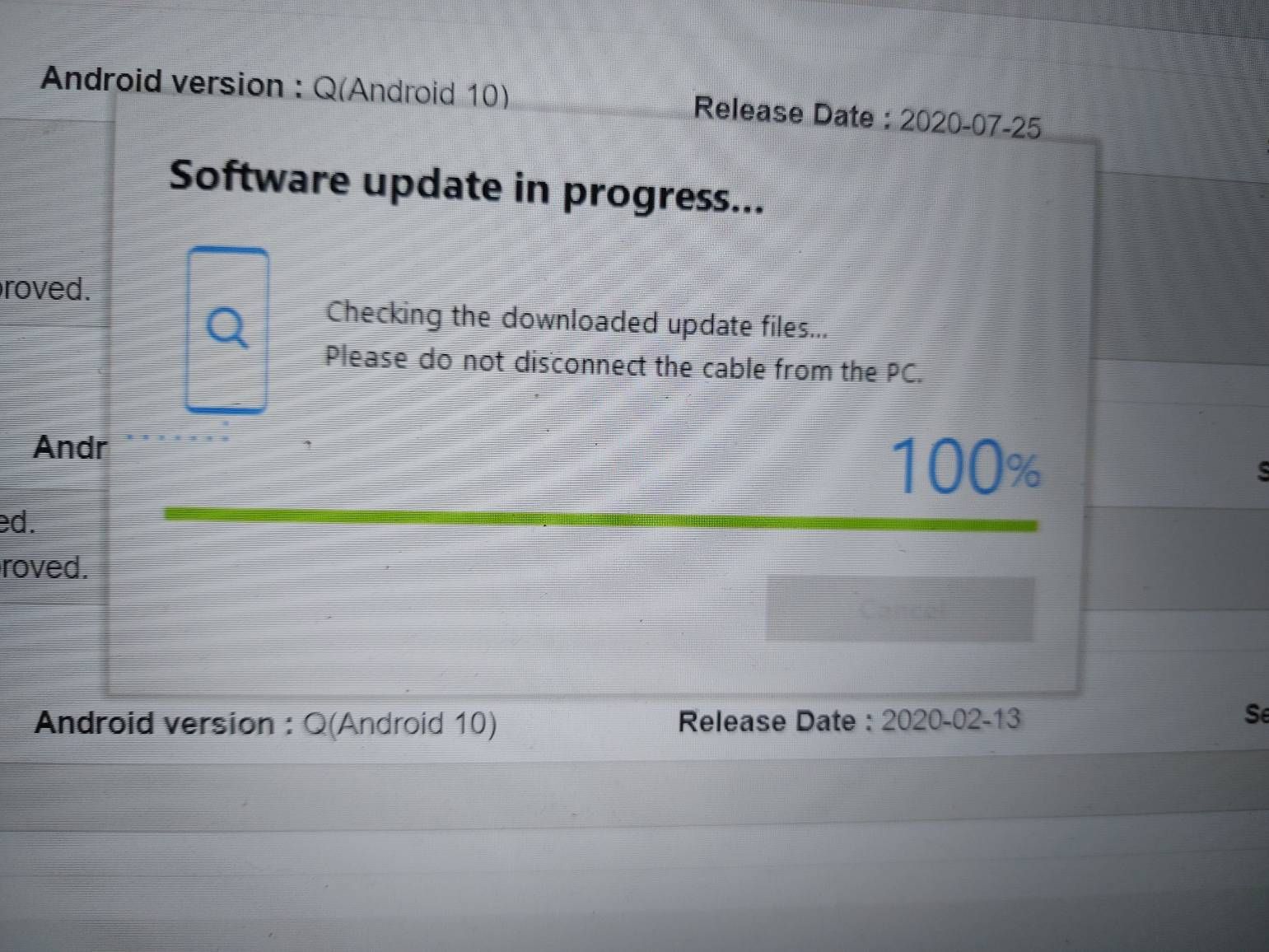 Software Update Not Completing On Smart Switch Samsung Members