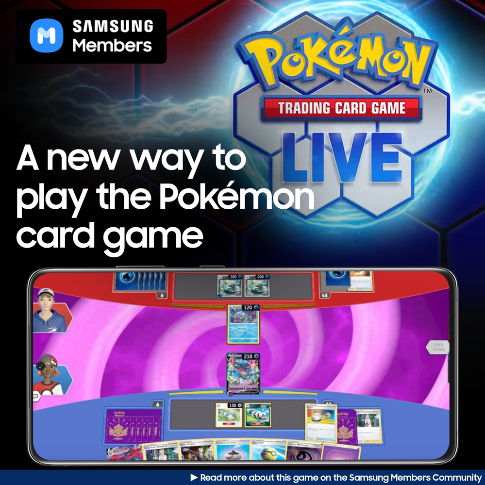 A new way to play the Pokemon card game - Samsung Members