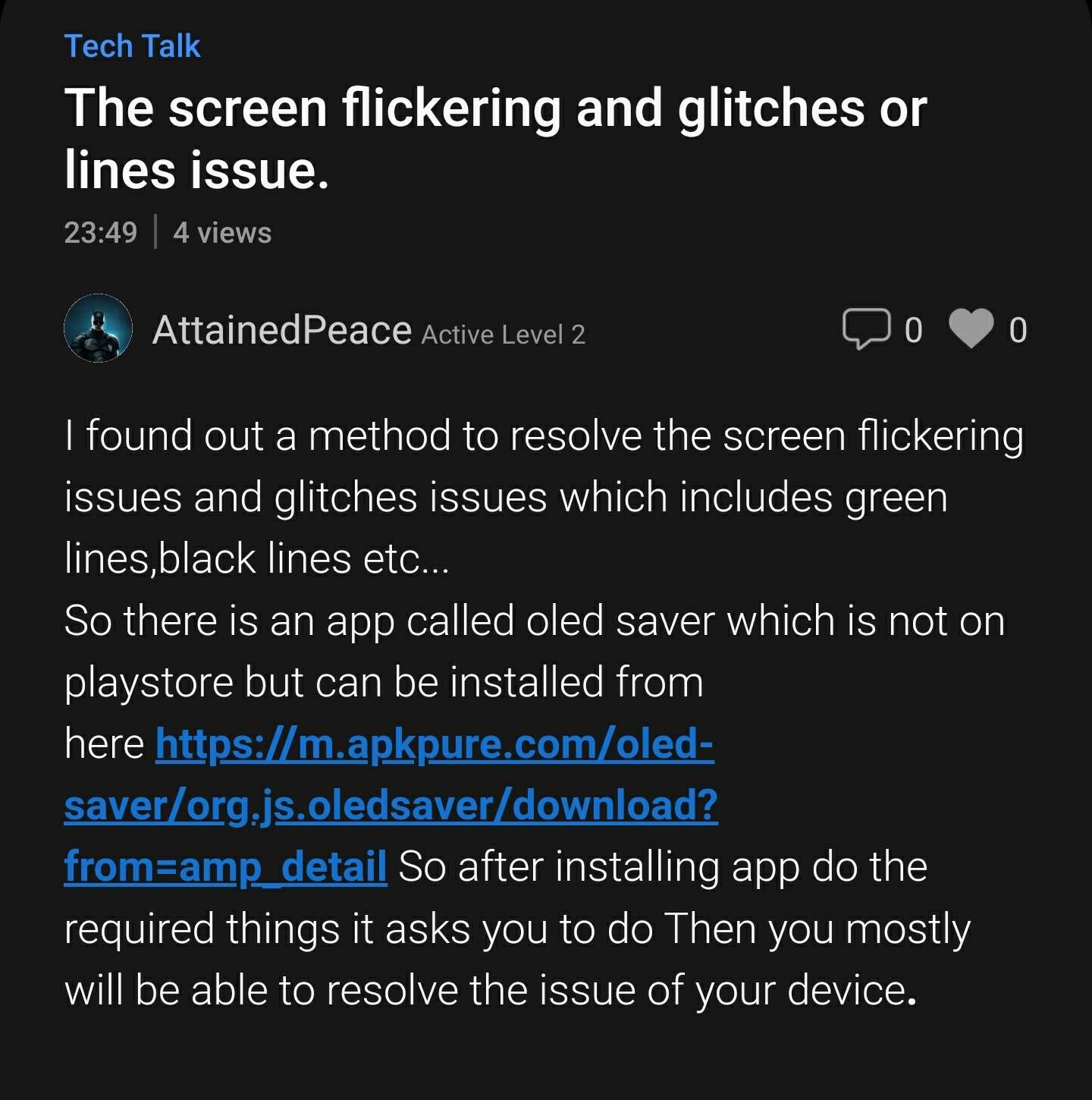 how to fix a glitchy samsung screen